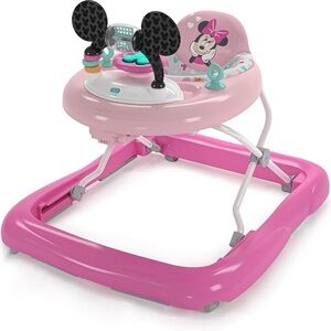 Pink Baby Walker with Minnie Mouse Design